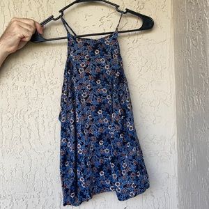 spaghetti halter cut summer top